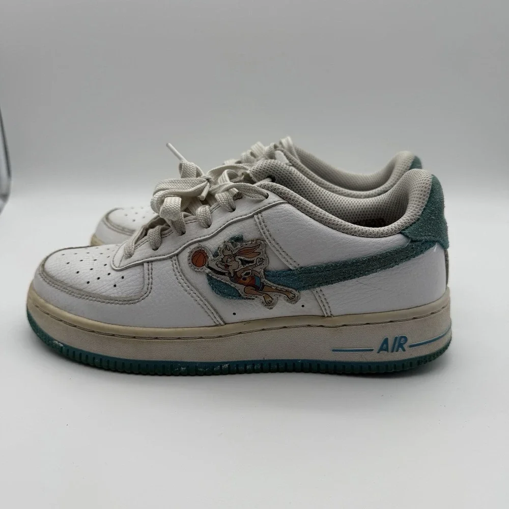 Nike Air Force 1 Low Bugs Bunny Space Jam White Blue Youth 5Y DM3353-100